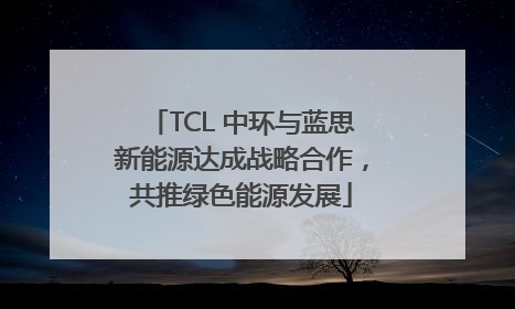 TCL 中环与蓝思新能源达成战略合作，共推绿色能源发展